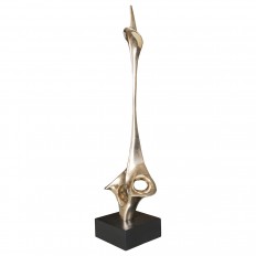 Abstract brass modernist sculpture 